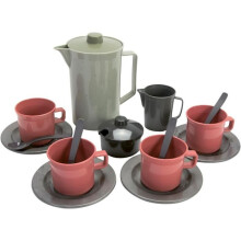 Dinette - DANTOY - Feijão Verde - 17 peças - 100% plástico reciclado - Fabricado na Dinamarca