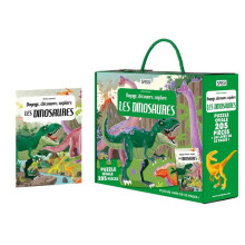 Puzzlekotelo - Sassi Junior - Dinosaurus - 205 osaa - Kirja 32 sivua - Ekologinen