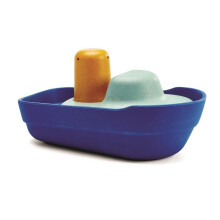 Plan Toys - Grande barca modulabile blu 21 cm - TROUSSELIER