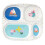 Petit Jour - Assiette plateau à 4 compartiments Peppa Pig 1