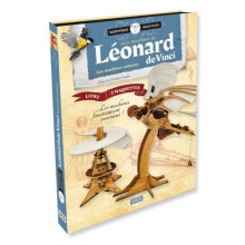 Livre - Les machines de Léonard de Vinci - Machines volantes - 2 maquettes - Auteur Vinci