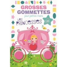 Gommette - Le principesse - 130+ grandi gommette - 24 fogli da completare - Per i più piccoli