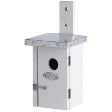 Nesting box voor goudhaantje - 13,5 x 11,4 x 25,2 cm - Wit
