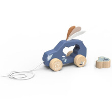 Vetolelu - NOPEA APINA - Vetettävä auto koala - FSC-puuta - Sininen - Alkaen 12 kuukautta