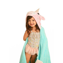 Zoocchini - Kids Bath Towel - Allie the Unicorn - ELEMENTS FOR KIDS