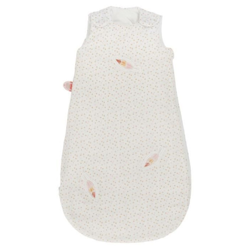 Saco de dormir acolchoado Sasha &amp; Pauline - NATTOU - 70 cm - Algodão - Bege e rosa