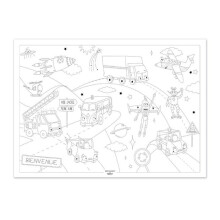Label Tour Creations - Coloring Poster Space Crossing - LABEL TOUR