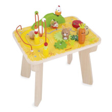 Activity Table - Janod - Farm - 7 activities - Wood - 12 months and up