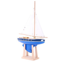Maison Tirot - Segelboot Le Tirot bleu 30cm - TIROT