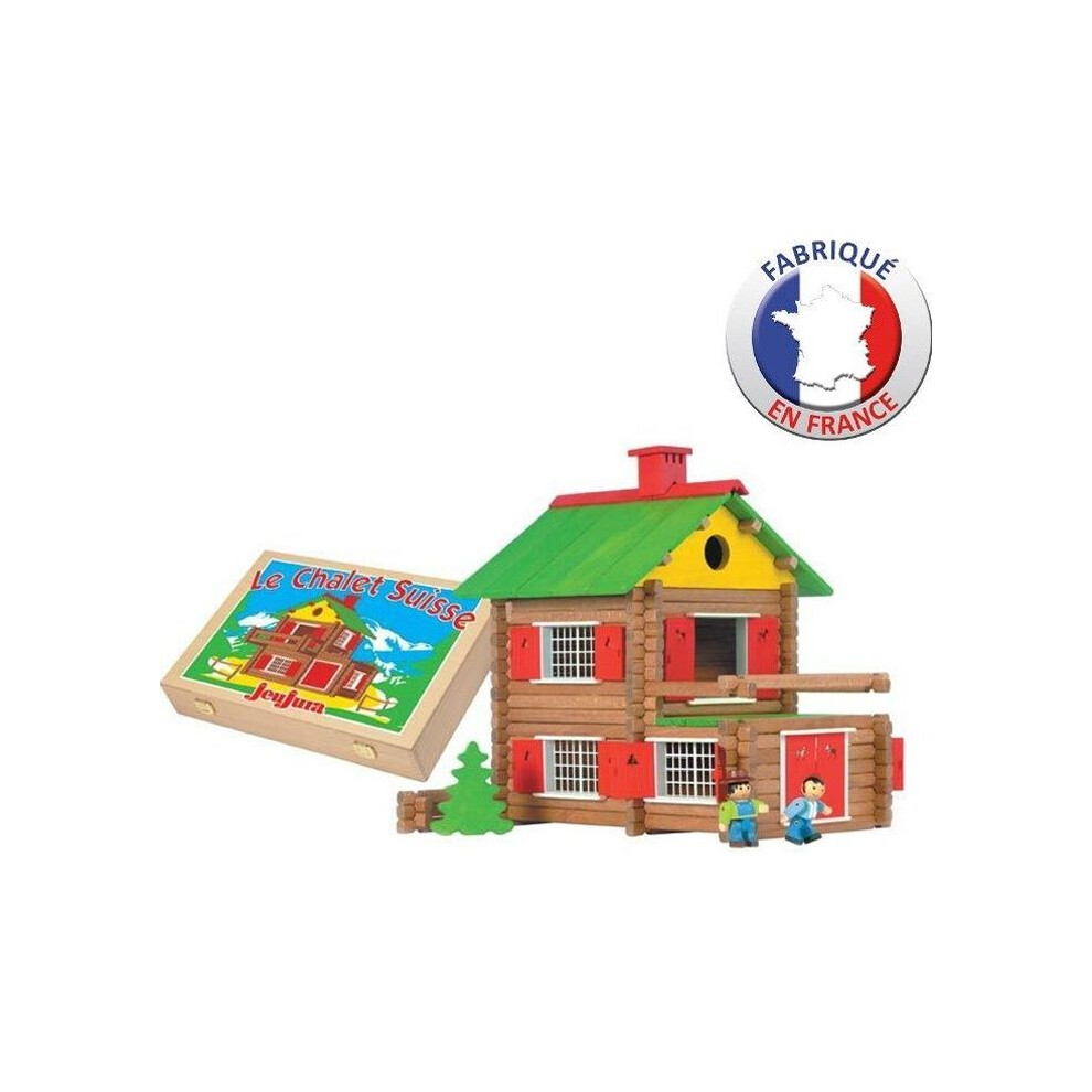 Photos - Construction Toy JEUJURA - My Wooden Chalet 175 pieces Wooden Box