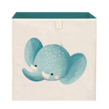 Sassi Junior - Quadratische Aufbewahrungsbox Chewy der Elefant