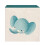 Sassi Junior - Boîte de rangement carrée Chewy l'éléphant 1