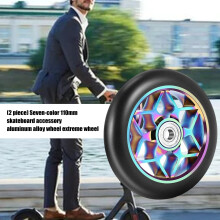 Roulement de roue de patinage en ligne, 2 paquets, à paillettes,