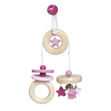 Sternchen Spel Meisje Roze - Selecta - Speelgoed voor kinderwagen - 0-18 maanden - Ecologisch hout