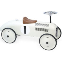 Porta auto vintage bianco crema - VILAC - Per bambini a partire da 18 mesi - Peso max 20 kg