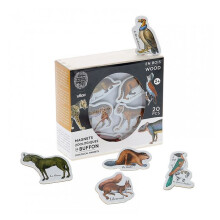Magnetisch spel - VILAC - 9622 - Duurzaam hout - Illustraties van Buffon - Samenwerking met het Muséum National d'Histoire Naturelle