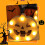 Wooden Halloween LED Light Decorations White 3