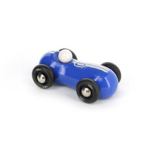 Puuauto "Streamline Vintage" - Sininen - P 11 x L 6.5 x K 4 cm