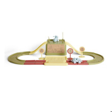 Circuit voor kleine auto's - VIKINGTOYS - Ecoline City - Bioplastics (suikerriet) - 12 elementen - Vanaf 12 maanden