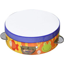 Muziekinstrument - SEVI - 81858 - Tambourijn - Wit - Kind