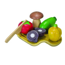 Asortimento de Verduras de Madera PLAN TOYS - Mixto - A partir de 18 meses