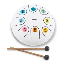 Taal trommel - VILAC - 8379 - Akkoord in C majeur - Diameter 15 cm - Geleverd met stokken