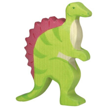 Figuriini - HOLZTIGER - Spinosaurus - Käsinmaalattu puu - Eurooppalainen valmistus - 11,5x2,3x12,5 cm