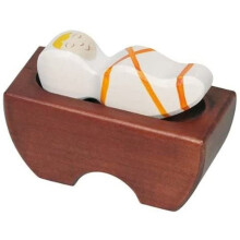 Figurinha - HOLZTIGER - 80310 Jesus 3 - Madeira pintada à mão - Fabricação europeia - 11 x 2,8 x 8 cm