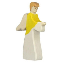 Figuriini - HOLZTIGER - ENKELI 3 - Käsin maalattu - Lapsille 3-vuotiaasta alkaen