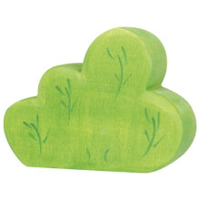 Figurinha - HOLZTIGER - 80232 - Arbusto - Madeira - Pintado à mão - Verde