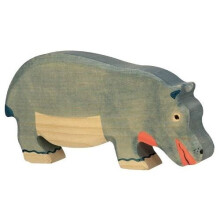 HOLZTIGER - 80161 - FIGURIINI - HIPPOPOTAMUS, SYÖMÄSSA