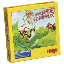 HABA - Animal pyramid - Wooden stacking and balancing game - Ages 4 and up, 305521