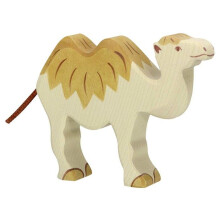 Figuriini Kameli - HOLZTIGER - 80164 - Käsinmaalattu - Puu - Eurooppalainen valmistus