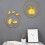 Ginkgo Leaf Metal Wall Decor2-Pack Gold 5