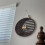 Wood Earring Wall Holder Moon Shape White25cm 4