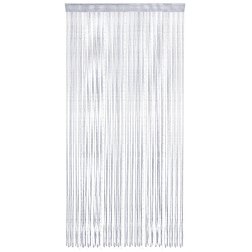 Glitter String Curtain1x2m White PP Beads 1