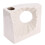 Moderne Keramikvase, weiß, minimalistisch, abstrakte Form 3