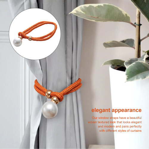 2pcs Woven Polyester Curtain Tiebacks 1