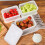 Food Grade PP Fridge Storage Containers with Drain Basket 3