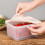 Food Grade PP Fridge Storage Containers with Drain Basket 6