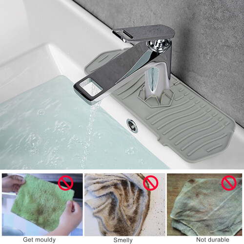 Silicone Faucet Draining Mat35.4x14.8cm 2