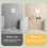 Cord Organizer Clips4-Pack ABS for Home Office Car 3