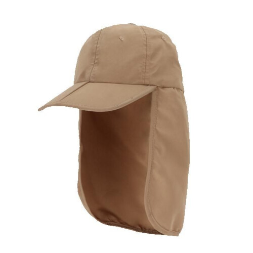 Kinderen pet met nekbescherming - Bruin - One Size