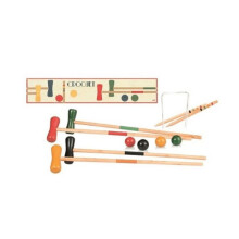 Egmont Toys puukrokettipeli - 77 x 15 x 8 cm - Lapsille alkaen 5 vuodesta - Monivärinen
