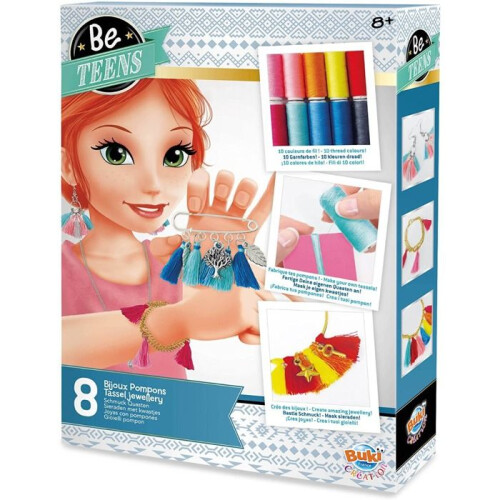 Schmuck - BE TEENS - Pompons - Kinder - Unisex - Bunt