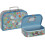Valisette - GOKI - Pace e Amore - Set di 2 giganti - Cartone solido - Blu 1