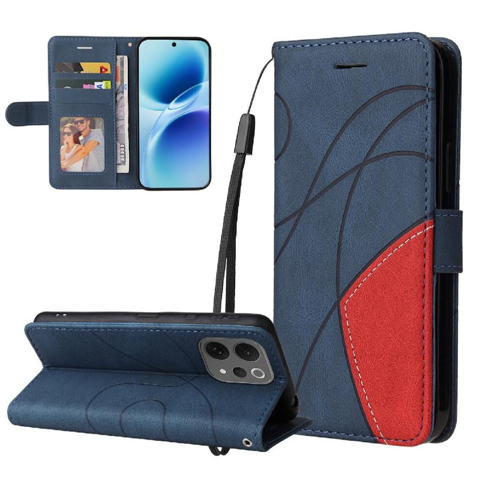 Flip Case For Vivo V70 Lite Leather Wallet Flip Folio Book With Card Slot Stand Stitching Color Kickstand Protective 764563804900