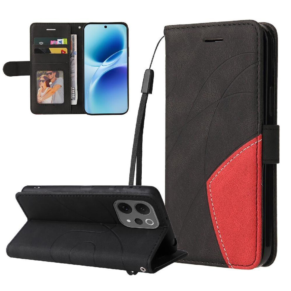 Flip Case For Vivo V70 Lite Leather Wallet Flip Folio Book With Card Slot Stand Stitching Color Kickstand Protective 764563804917
