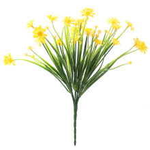 6Artificial Daisies Flowers32cm White Yellow Purple Rose