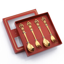 Stainless Steel Mini Dessert Spoon and Fork Set